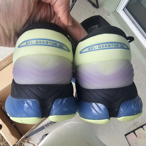 Size 10.5 - Asics Gel Quantum 360 VIII - Black Blue Project with Neon main image 7